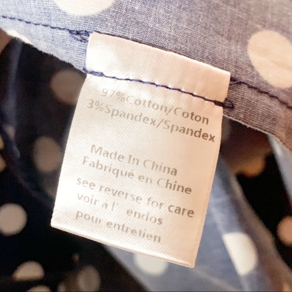 Caroline Constas DINA MINI DRESS polka dot Navy Blue White Size Small - Picture 3 of 6